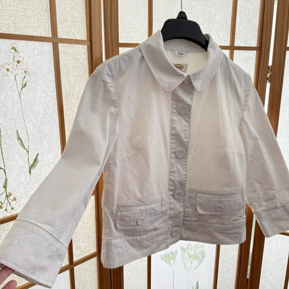 Talbots Petites Light Denim Jacket sz 6